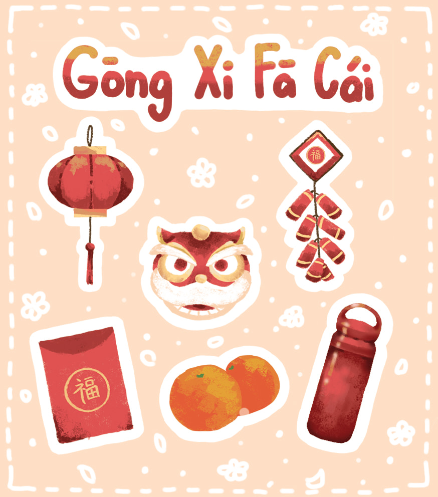 Lunar New Year Stickers